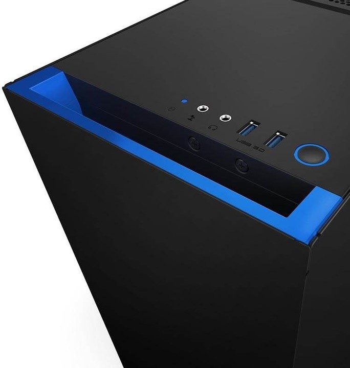 NZXT S340, USB 3.0, černá s modrou_894160557