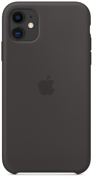 Apple silikonový kryt na iPhone 11, černá