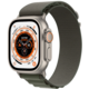 Apple Watch Ultra, 49mm, Cellular, Titanium, Green Alpine Loop - Medium_231858263