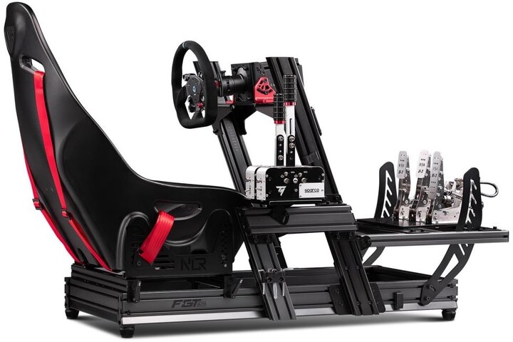 Next Level Racing F-GT ELITE Aluminium - Front and Side Mount, pro F1/GT/Hybrid