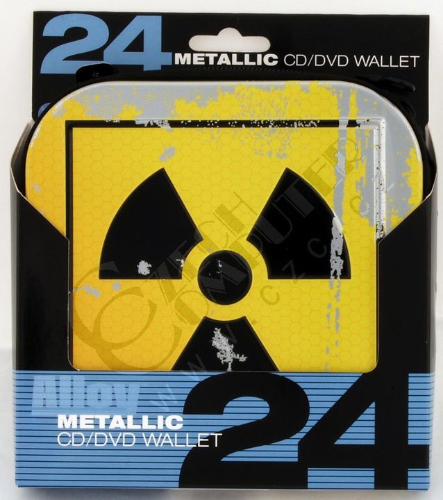Box na 24 CD, kovový, žlutý - radiace_1199543851