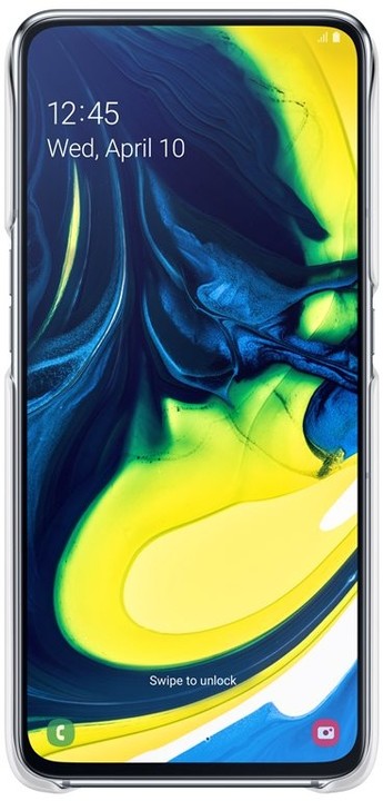 Samsung zadní kryt se stojánkem pro Galaxy A80, bílý_133959728