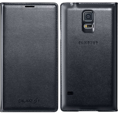 Samsung flipové pouzdro s kapsou EF-WG900B pro Samsung Galaxy S5 (SM-G900), černá - bulk_1221442699