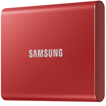 Samsung T7 - 2TB, červená