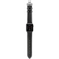 MAX kožený řemínek pro Apple Watch 4/5, 40mm, černá_1074230967