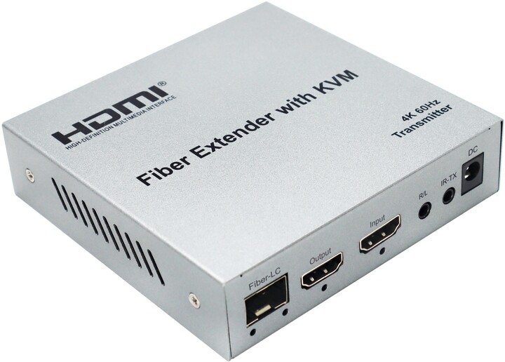PremiumCord HDMI extender až na 20 km, optický_1868159685