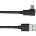 PremiumCord Kabel USB-C, zahnutý konektor 90° - USB 3.0 A/M, 2m_1767862100