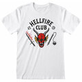 Tričko Stranger Things - Hellfire club, bílé (M)_929803394