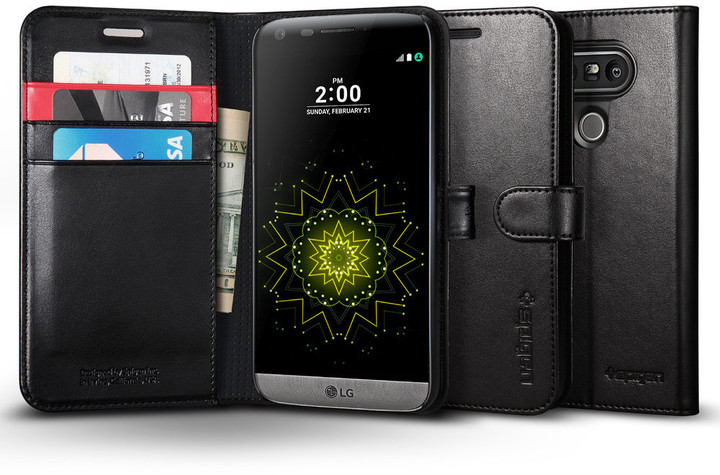 Spigen Wallet S pro LG G5, černá_623246648