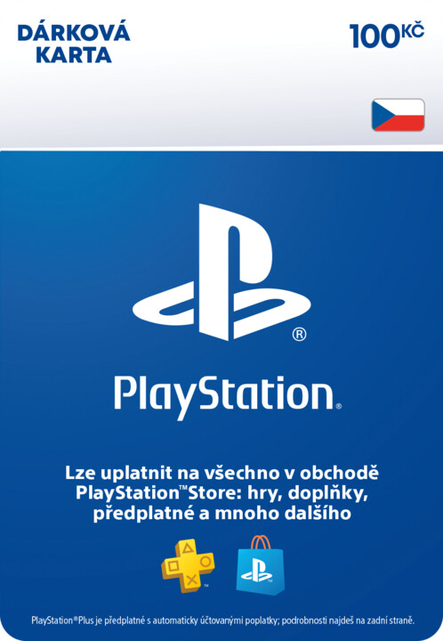 PlayStation Store - Dárková karta 100 Kč - elektronicky_825214988