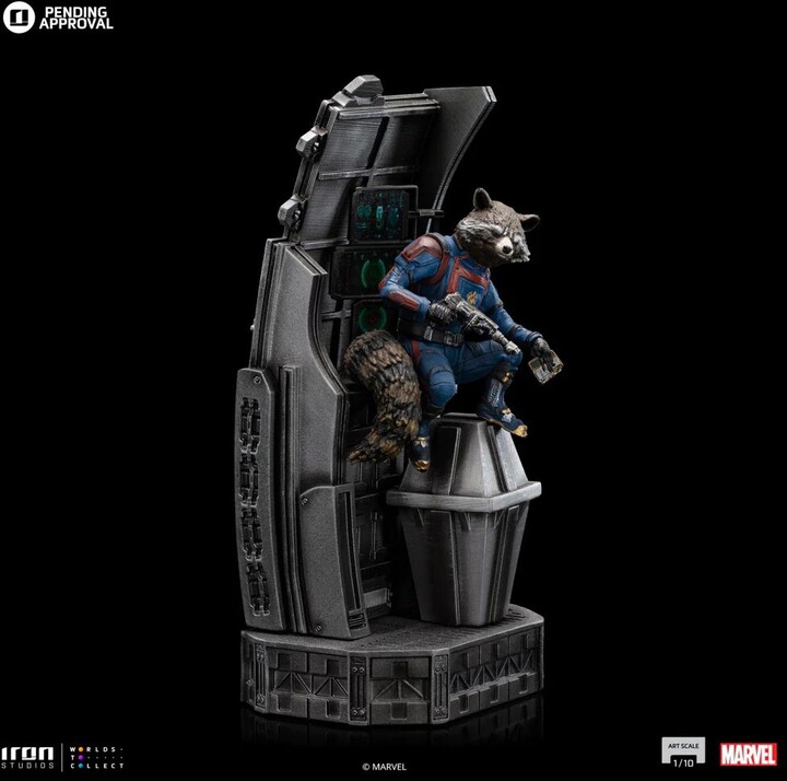 Figurka Iron Studios Marvel: Guardians of the Galaxy 3 - Rocket Raccoon, Art Scale 1/10_1784973829