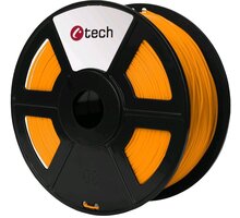 C-TECH tisková struna (filament), PLA, 1,75mm, 1kg, oranžová