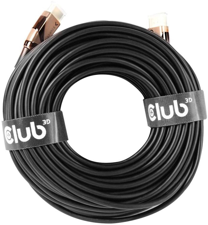 Club3D kabel hybridní optický HDMI 2.0, Ultra High Speed,(M/M), 50m_217244344