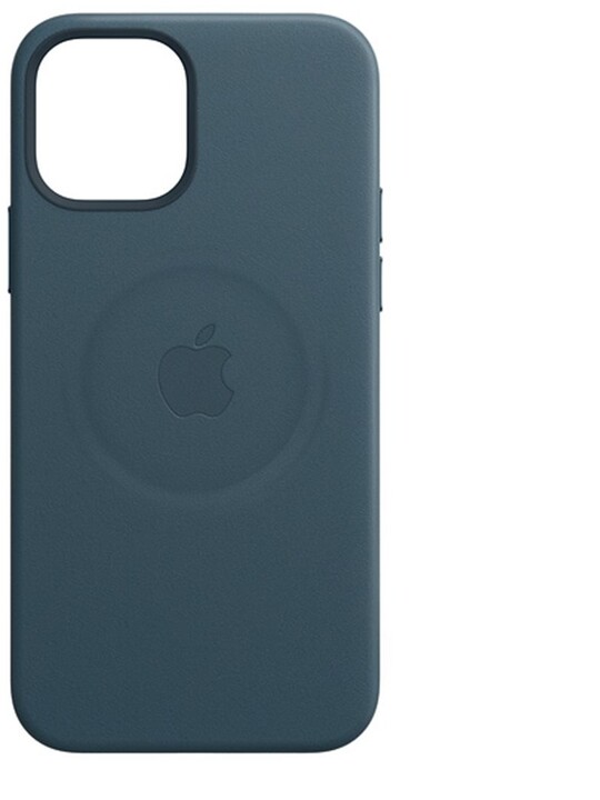Apple kožený kryt s MagSafe pro iPhone 12 mini, modrá