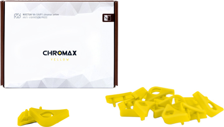Noctua podložky NA-SAVP1 Chromax Anti-Vibration Pad, žlutá (16ks)_990700109
