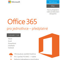 Microsoft Office 365 pro jednotlivce, 1 rok_1152132058
