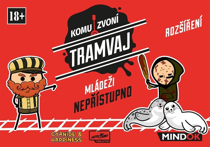 Desková hra Mindok Komu zvoní tramvaj: Mládeži nepřístupno, rozšíření_379476330