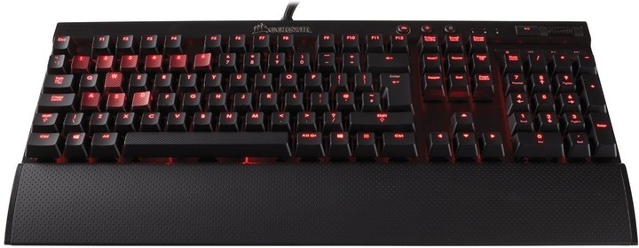 Corsair Gaming K70 RED LED + Cherry MX BLUE, EU_2034892169