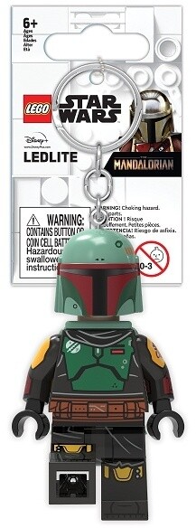 Klíčenka LEGO Star Wars - Boba Fett, svítící figurka_1699436583