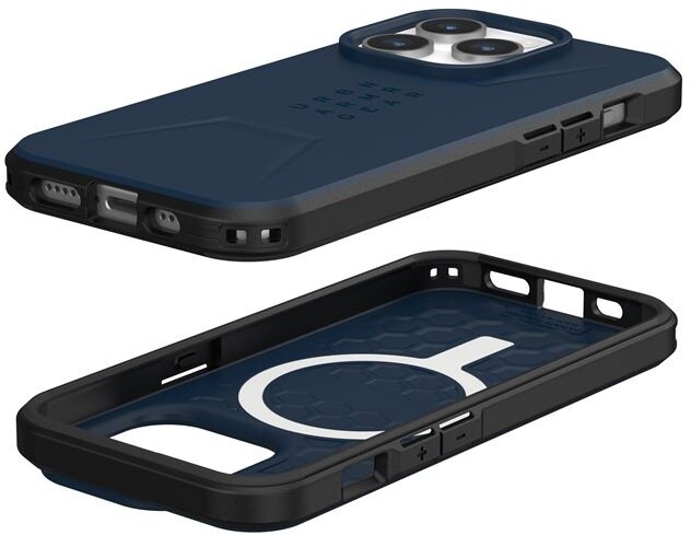 UAG ochranný kryt Civilian MagSafe pro Apple iPhone 15 Pro, modrá_43180471