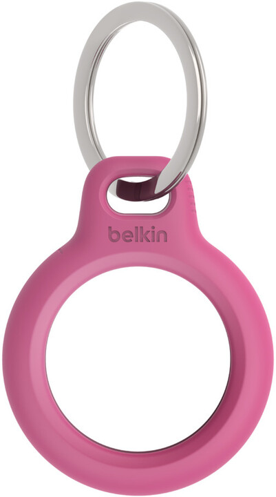 Belkin bezpečné pouzdro na Apple AirTag s kroužkem, růžová_1507710946