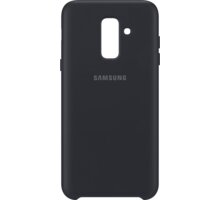 Samsung A6+ dvouvrstvý ochranný zadní kryt, černá_668103780