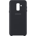 Samsung A6+ dvouvrstvý ochranný zadní kryt, černá