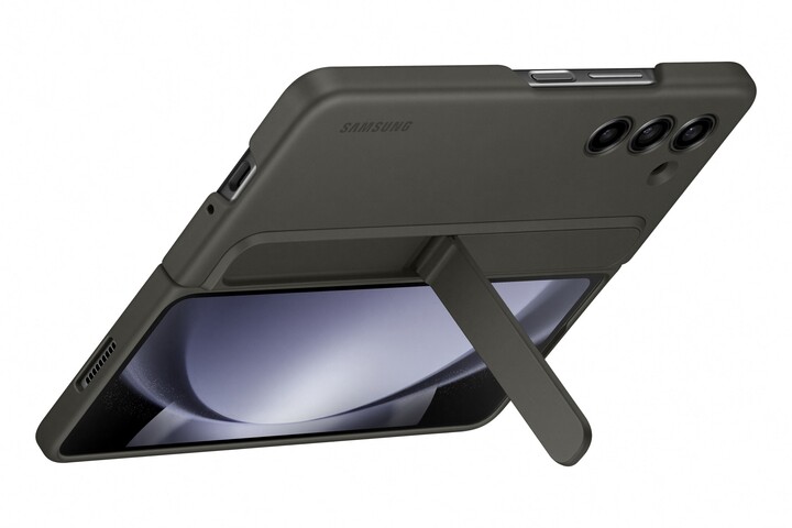 Samsung ochranný kryt se stojánkem a poutkem pro Galaxy Z Fold5, šedá_246186553