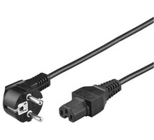 PremiumCord kabel síťový 230V k počítači 2m IEC 320 C15 konektor s drážkou kpsps2