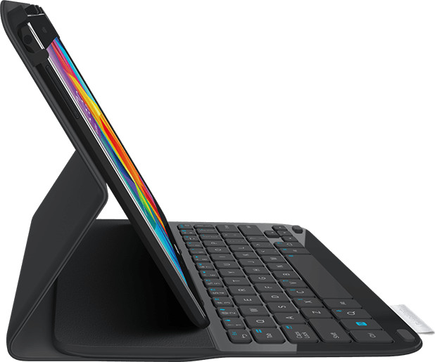 Logitech pouzdro Ultrathin Keyboard Folio s klávesnicí Samsung Galaxy Tab 4 US, černá_1421248572