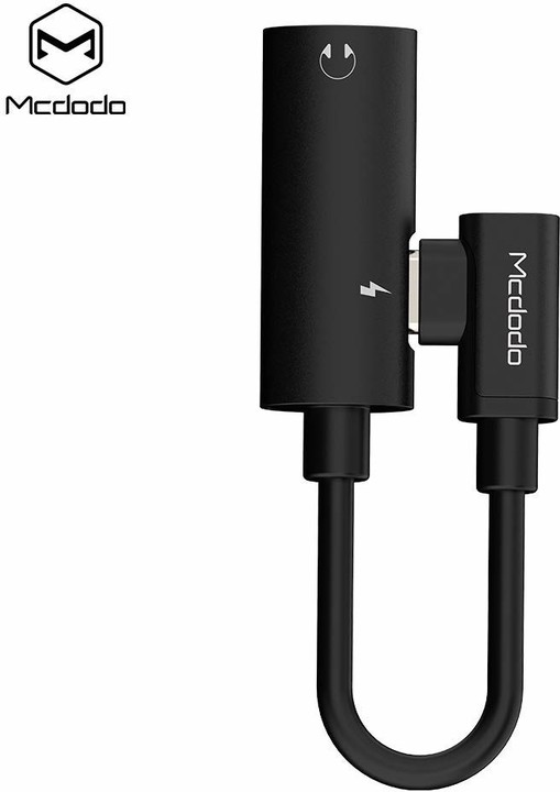 Mcdodo audio redukce z USB-C- na DC 3.5mm, černá_665309289