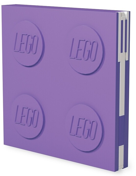 Zápisník LEGO, s gelovým perem, světle fialová_379879199