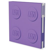 Zápisník LEGO, s gelovým perem, světle fialová_379879199