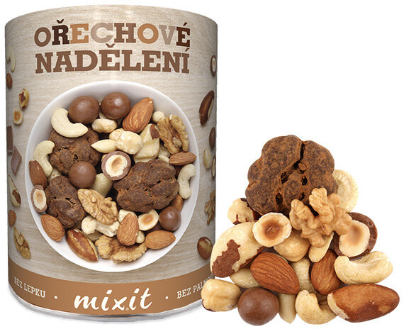 Mixit ořechy Ořechové nadělení - mix ořechy v čokoládě, 450g_478164906