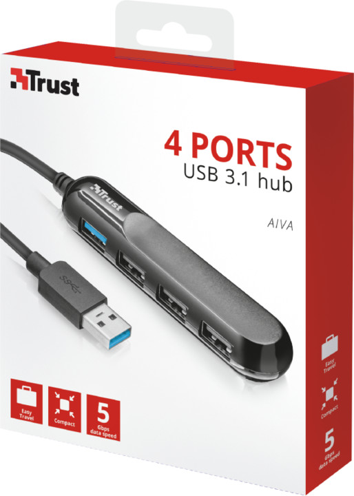 Trust Aiva Port USB 3.1 hub_1355895713