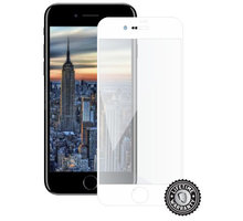 Screenshield ochrana displeje Tempered Glass pro Apple iPhone 8, bílá_1911850972