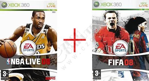 FIFA 08 + NBA LIVE 08 (Xbox 360)_2036110919