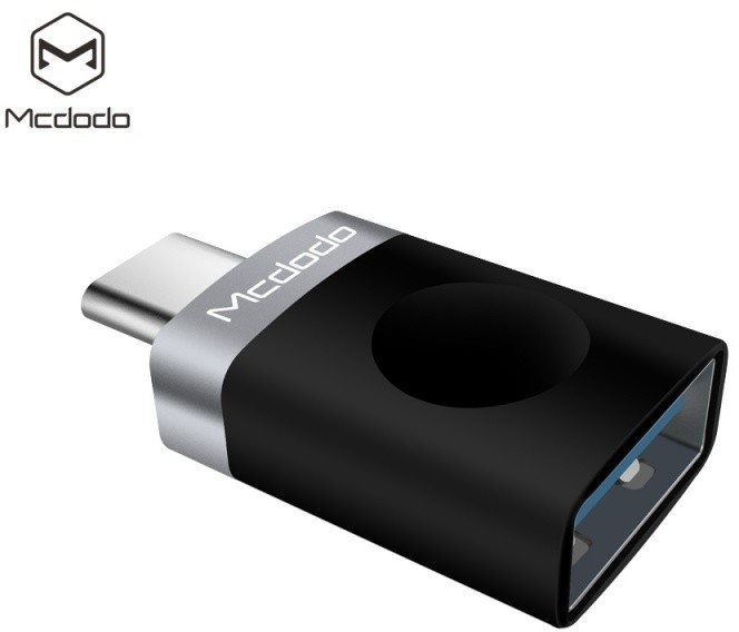 Mcdodo redukce z USB 3.0 A/F na USB-C (31.7x12,2x6,95 mm), šedá_1349115418