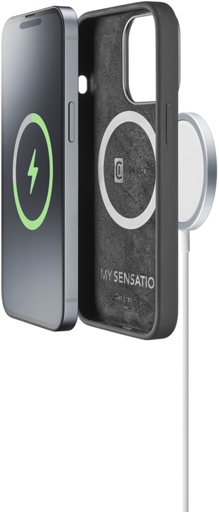 Cellularline zadní kryt Sensation s podporou MagSafe pro Apple iPhone 14 Pro, černá_98515957