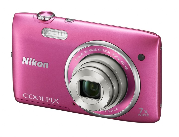Nikon Coolpix S3500, růžová_1253687242