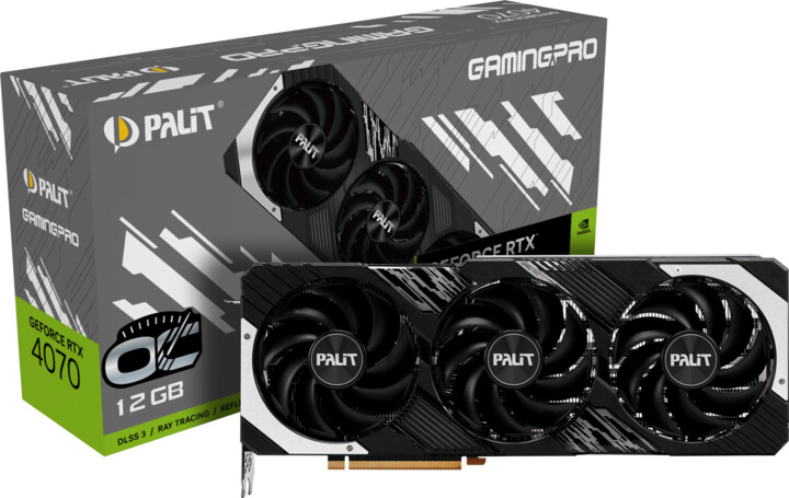 PALiT GeForce RTX 4070 GamingPro OC, 12GB GDDR6X_923335459