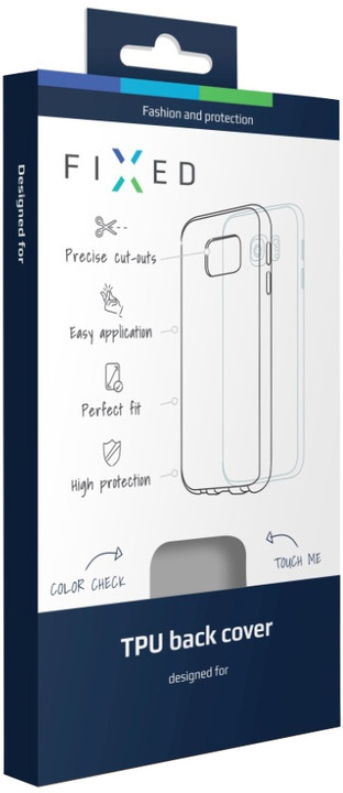 FIXED TPU gelové pouzdro pro Samsung Galaxy S7 Edge, kouřová_1929410698