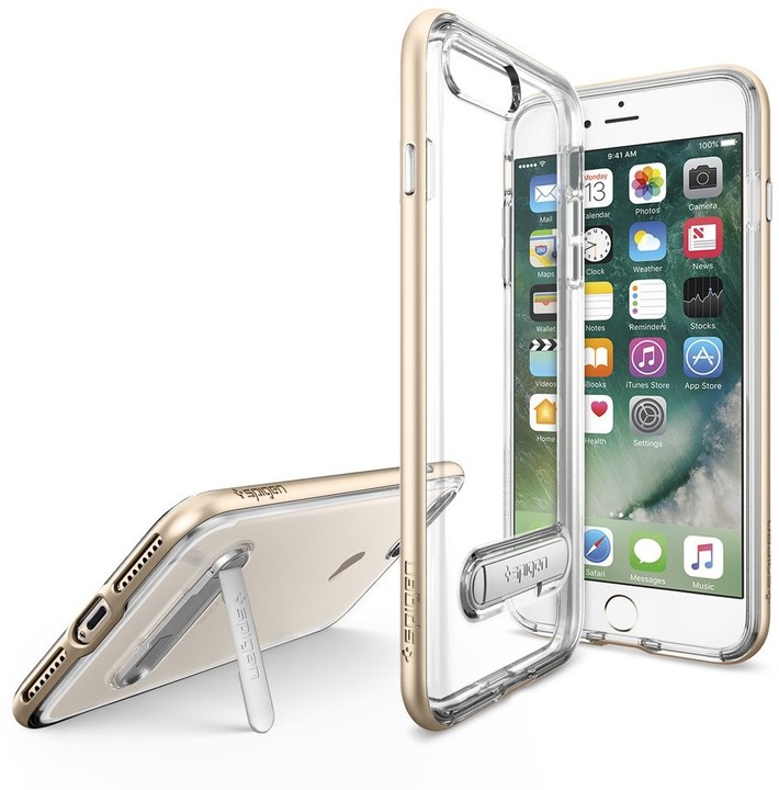 Spigen Crystal Hybrid pro iPhone 7 Plus, champagne gold_1534483773