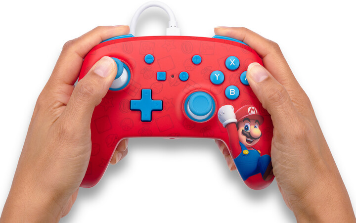 PowerA Enhanced Wired Controller, Woo-hoo! Mario (SWITCH)_1896454654