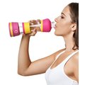 H2O-PAL chytrá láhev pro pravidelné pití, růžovo/žlutá_1641825850