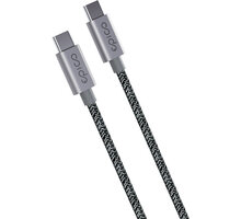 EPICO kabel USB-C, opletený, 240W, 2m, šedá 9915141300019