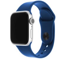 FIXED silikonový řemínek pro Apple Watch 42/44/45/49mm, 2 velikosti, modrá_648267702