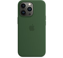 Apple silikonový kryt s MagSafe pro iPhone 13 Pro, jetelově zelená