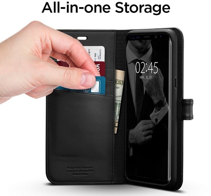Spigen Wallet S pro Samsung Galaxy S8, black_1692540534