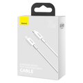 BASEUS kabel Superior Series USB-C - Lightning, rychlonabíjecí, 20W, 1m, bílá